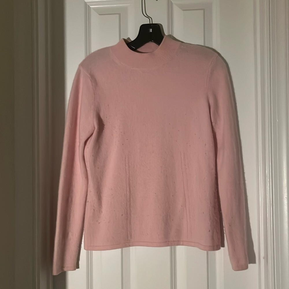 privé pink cashmere sweater size medium
